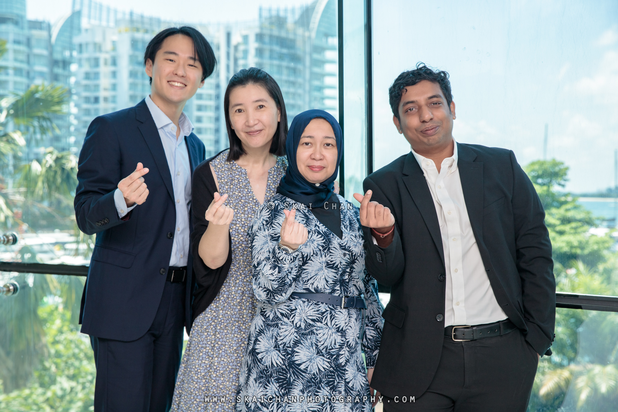 Corporate group photoshoot with team HBA @ ONE°15 Marina
