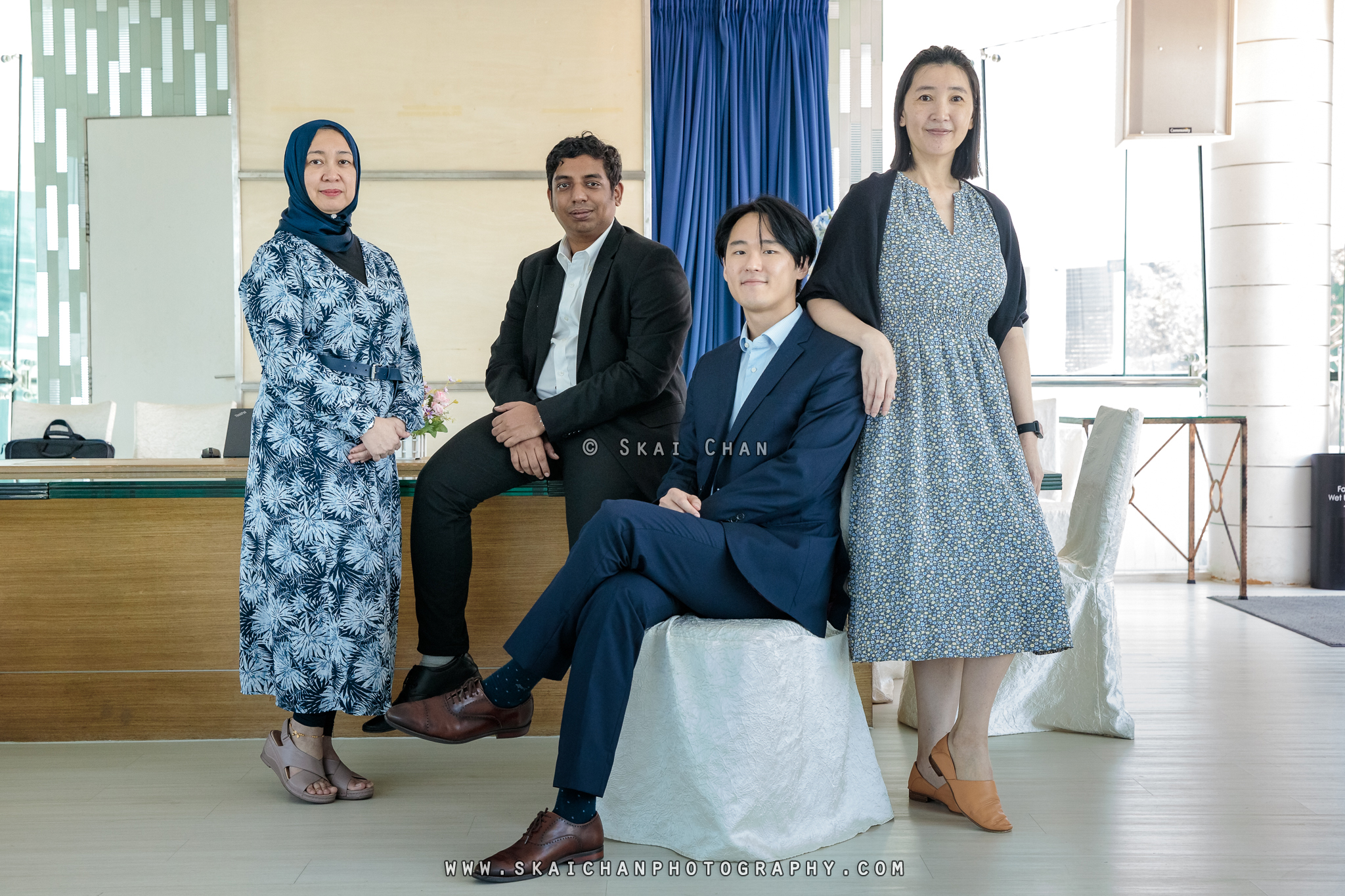 Corporate group photoshoot with team HBA @ ONE°15 Marina