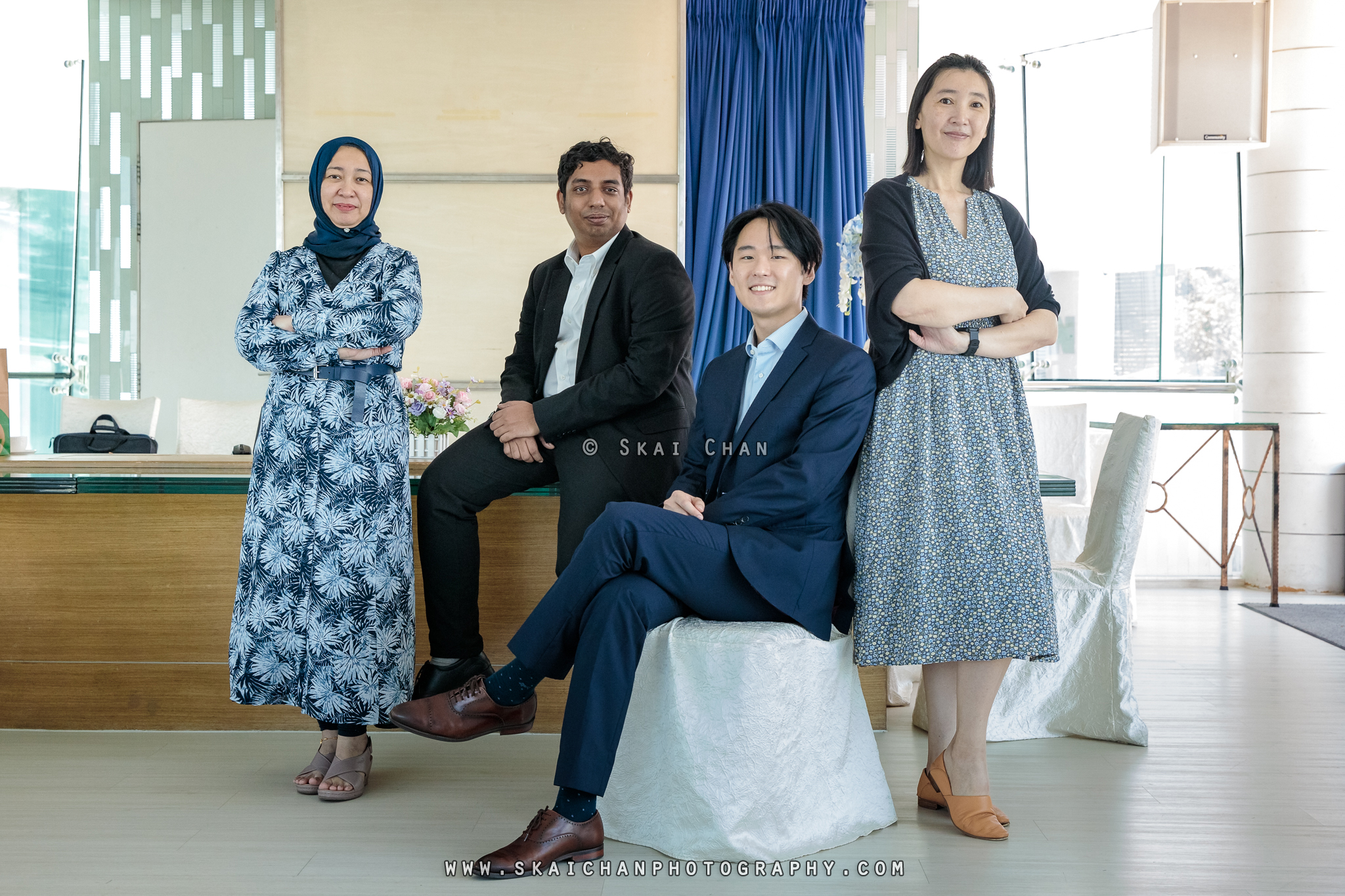 Corporate group photoshoot with team HBA @ ONE°15 Marina