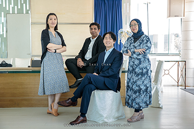 Indoor Corporate Team Photoshoot - HBA @ ONE°15 Marina