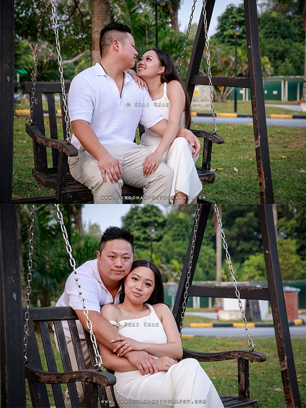 Outdoor couple photoshoot with Andy & Kristine at The SummerHouse