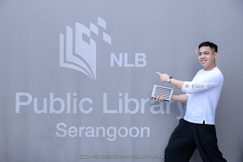 Lifestyle themed photoshoot with Raymund @ Library @ NEX