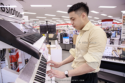 Indoor Music Piano Photoshoot - Raymund @ NEX (shopping mall)