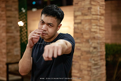 Outdoor Muay Thai Shadow-Boxing Photoshoot - Raymund @ Tavistock Avenue Park (Serangoon Garden)