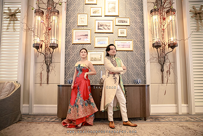 Indoor & Outdoor Pre-Wedding Photoshoot - Yu Qing & Xie Yuan @ Clifford Pier (Fullerton Bay Hotel)