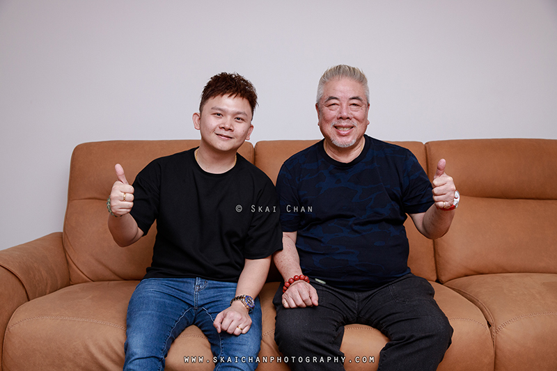 Testimonial photoshoot with ID Calvin Lee and his client James Goh
