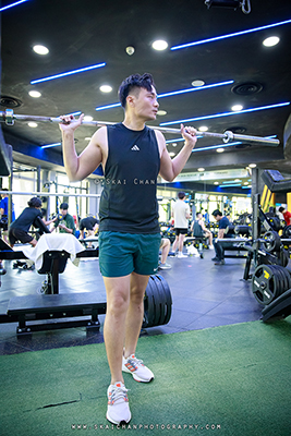 Indoor Gym Fitness Photoshoot - Ong Yongchuan @ Gym (Safra Yishun)