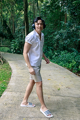 Outdoor Music (Listening) Photoshoot - Ong Yongchuan @ Yishun Park