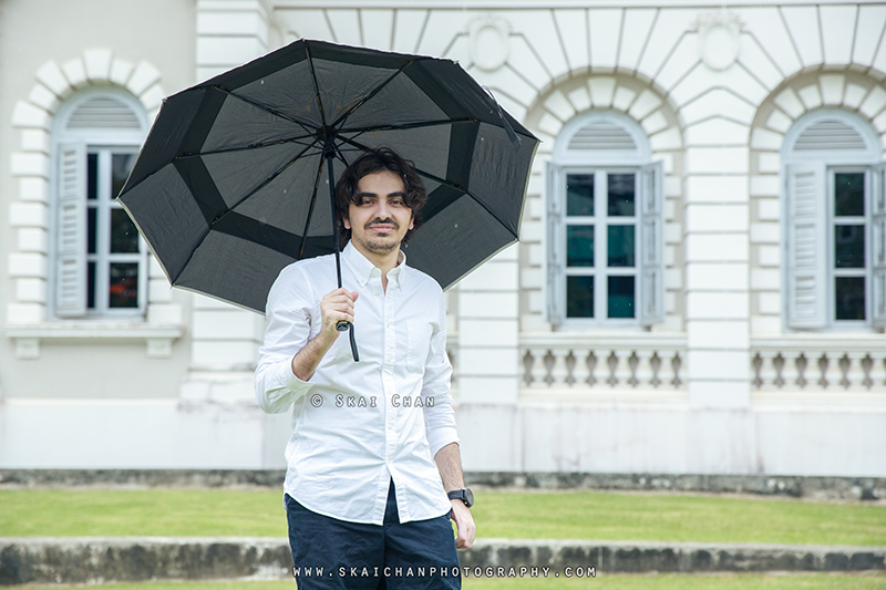 Vacation and lifestyle photoshoot with Zaid at back alley