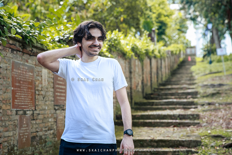 Hiking photoshoot with Zaid at back alley