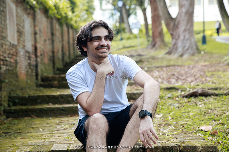 Hiking photoshoot with Zaid at back alley