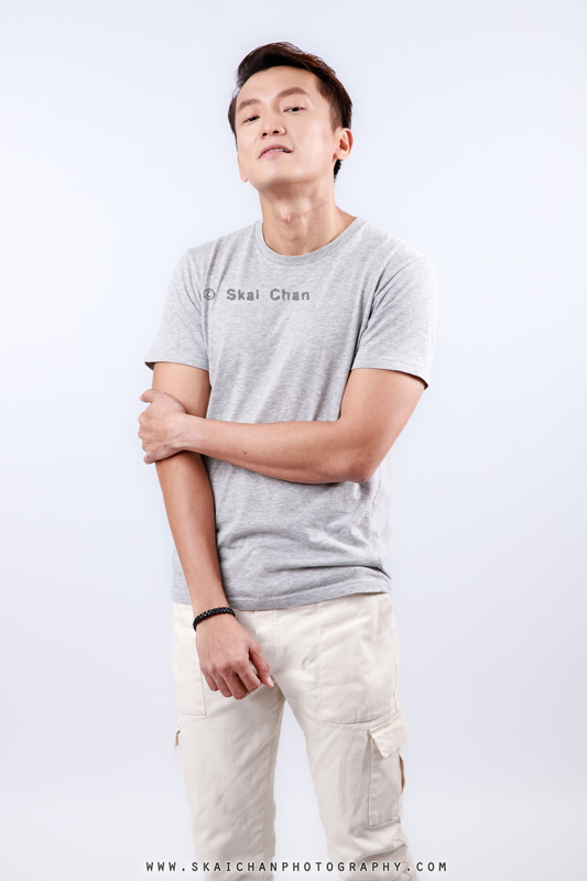 Men's Fashion studio photoshoot session with Wayne Wang at Tengah (photography studio)