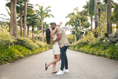 Outdoor Couple Photoshoot - Ted & Holland @ Gardens by the Bay