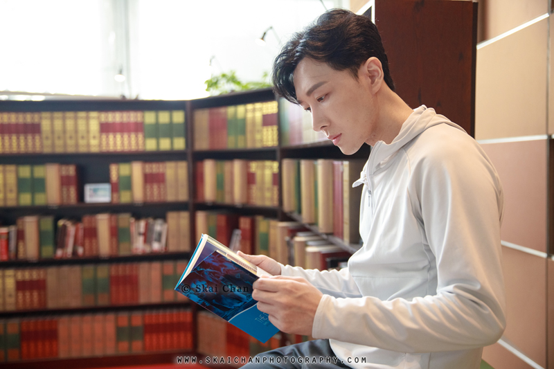 Reading photoshoot session with Leonard @ National Library building