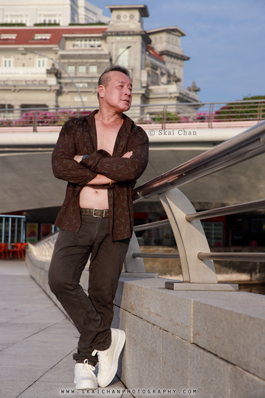 Vacation photoshoot session with Andy @ Merlion Park