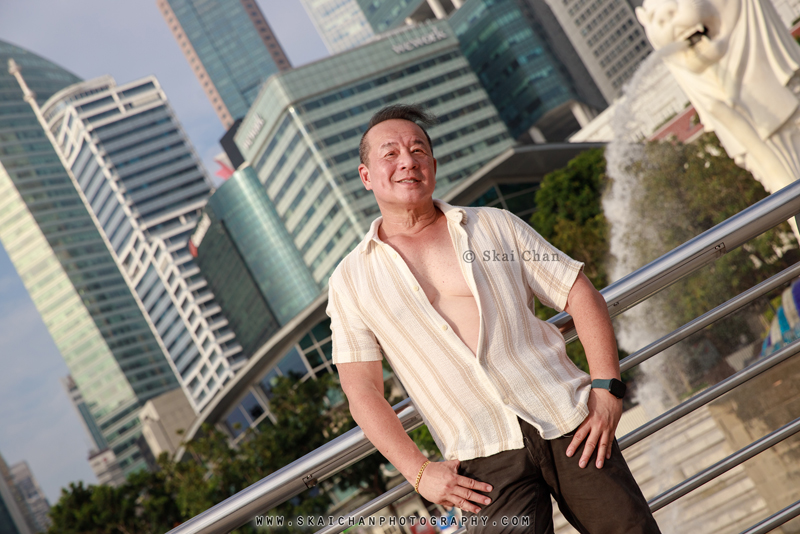 Vacation photoshoot session with Andy @ Merlion Park