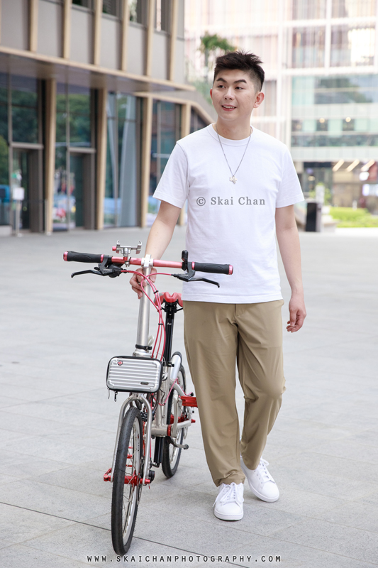 Lifestyle bicycle hobby photoshoot session with Emmett Young @ Keppel South Central