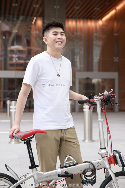 Lifestyle bicycle hobby photoshoot session with Emmett Young @ Keppel South Central