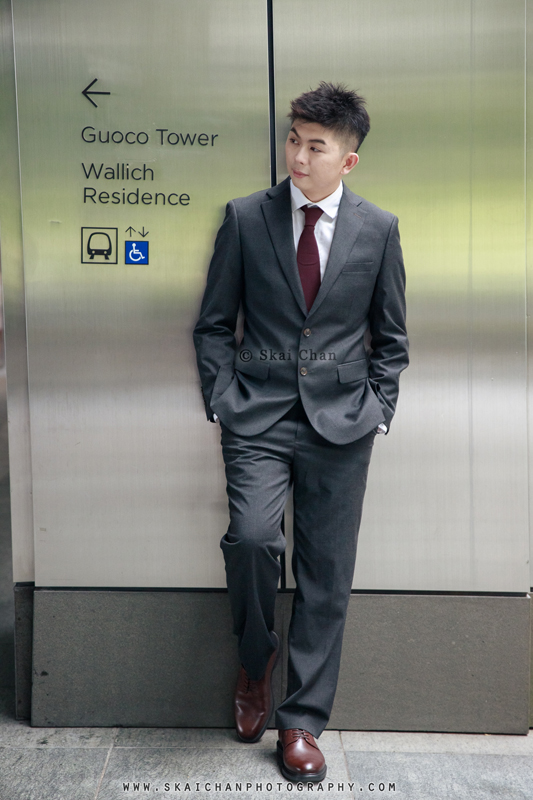 Modern corporate photoshoot session with Emmett Young @ Tanjong Pagar Centre