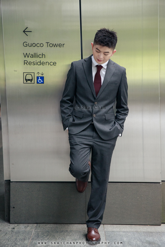 Modern corporate photoshoot session with Emmett Young @ Tanjong Pagar Centre