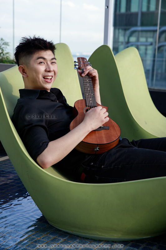 Guitar photoshoot session with Emmett Young @ Onze (Tanjong Pagar)