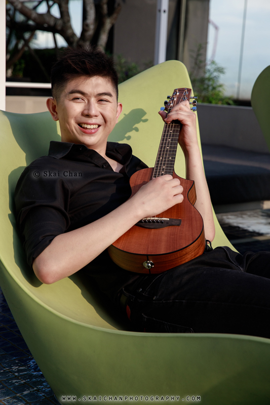 Guitar photoshoot session with Emmett Young @ Onze (Tanjong Pagar)