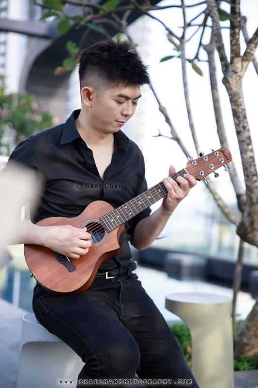 Guitar photoshoot session with Emmett Young @ Onze (Tanjong Pagar)