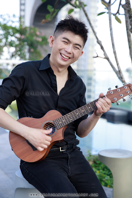 Guitar photoshoot session with Emmett Young @ Onze (Tanjong Pagar)