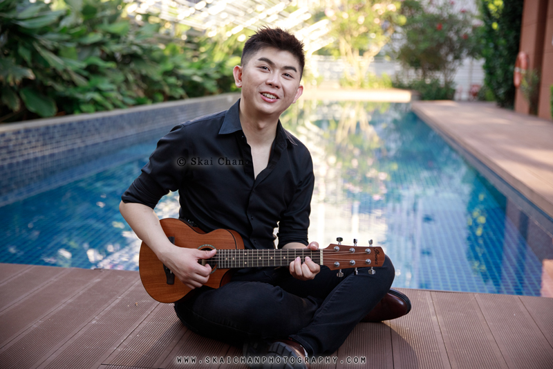 Guitar photoshoot session with Emmett Young @ Onze (Tanjong Pagar)