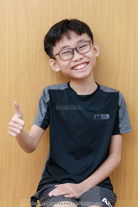 Headshot photoshoot session with student @ Ms Ng's Learning Academy (Serangoon)