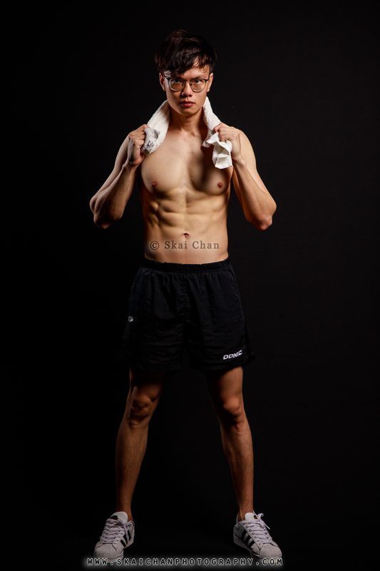 Studio fitness photoshoot session with Thomas @ Studio (Tengah)