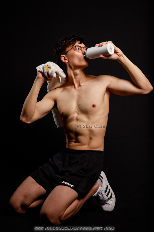 Studio fitness photoshoot session with Thomas @ Studio (Tengah)