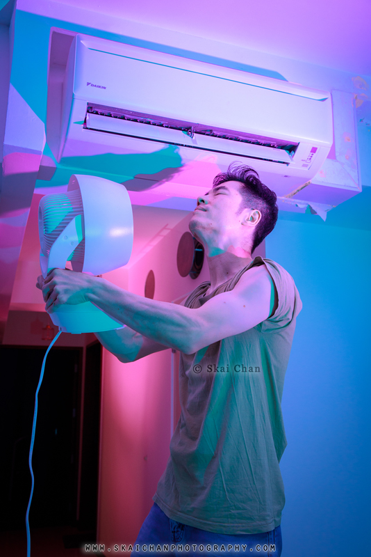 Tengah Centralised Cooling System inspired Halloween themed self-portrait by Skai Chan at Home Tengah Centralised Cooling System inspired Halloween themed self-portrait by Skai Chan at Home