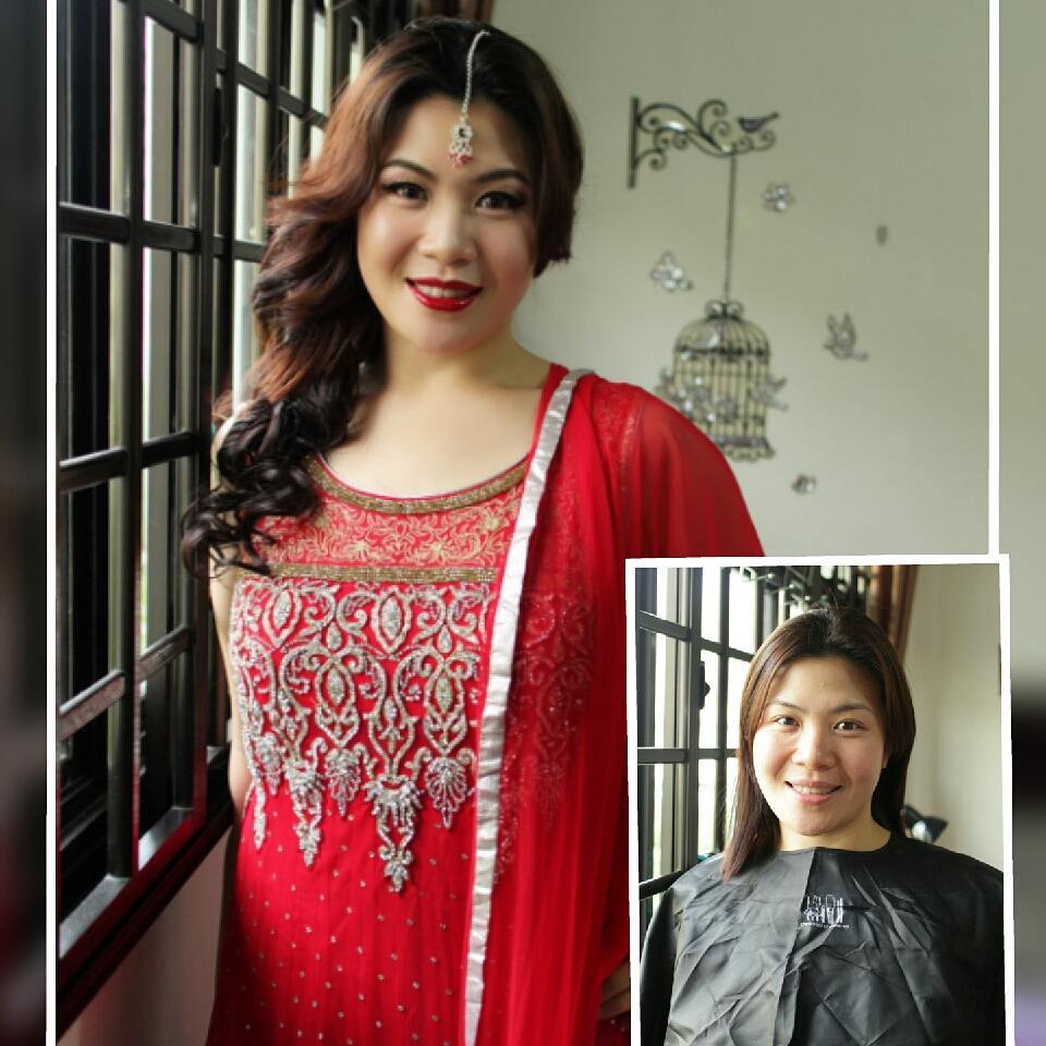 professional hair and makeup for female