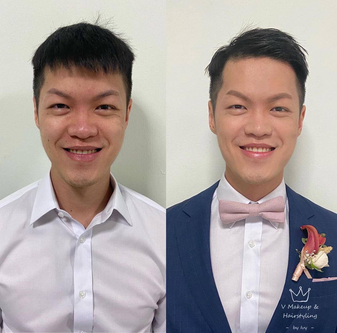professional hair and makeup for men
