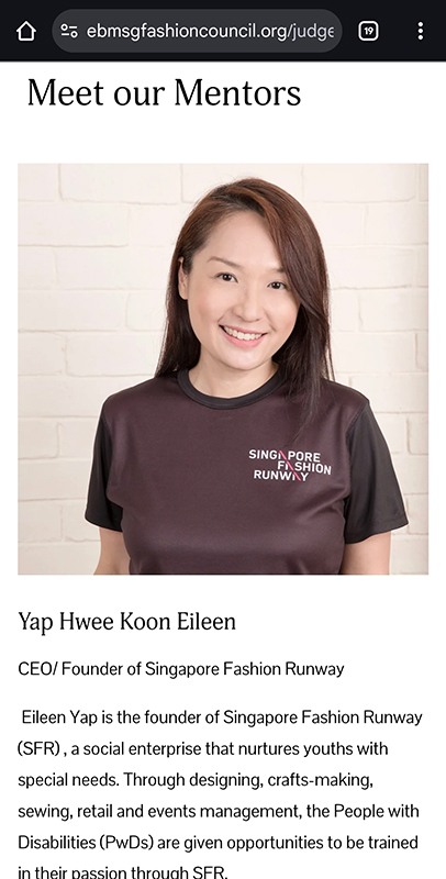 headshot for Eileen Yap for Singapore Fashion Council 2025 headshot for Eileen Yap for Singapore Fashion Council 2025