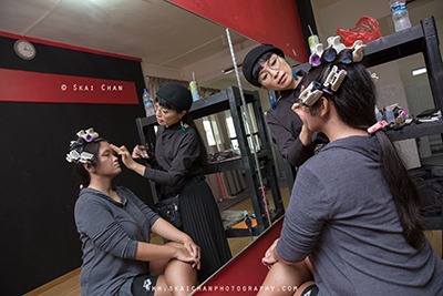 Makeover photography in Singapore, makeover by yuko imoto