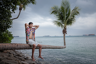 Vacation portrait photography in Singapore