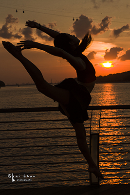 Outdoor Dance, Sunset & Silhouette Photoshoot - Oh Yongpeck @ Sentosa Broadwalk
