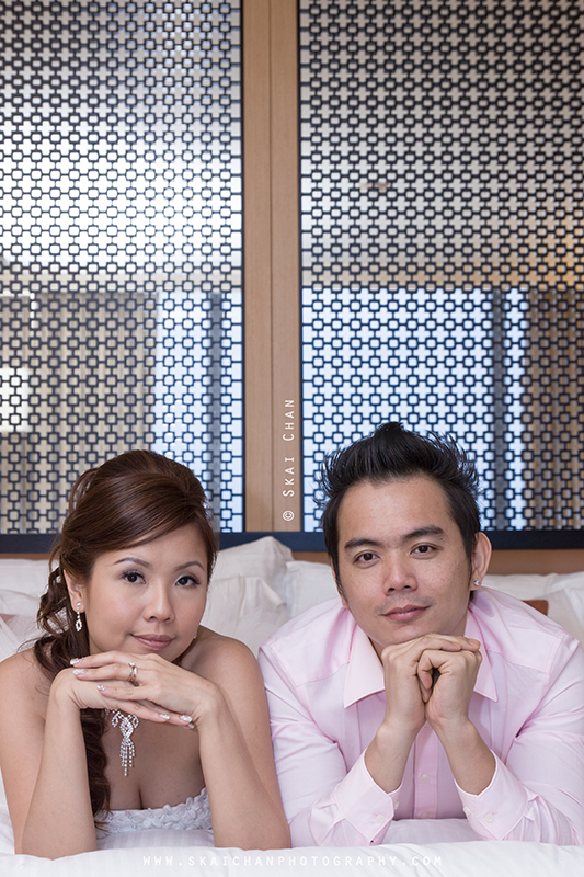 Pre-wedding photoshoot with Mike Ong and Monica Weng at Marina Bay Sands Singapore (MBS) hotel