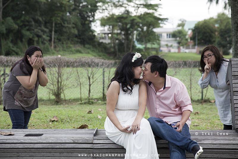 Pre-Wedding photoshoot with Terry & Lynwen at Punggol Waterway