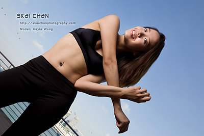 High-End Outdoor Women's Fitness Photoshoot - Kayla Wong