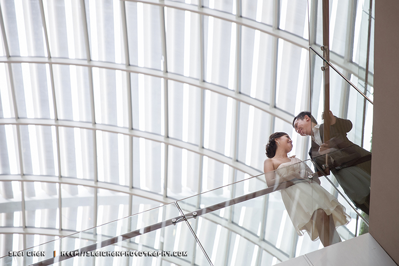 Pre-wedding photoshoot with Ryan & Yuanzhi at Marina Bay Sands (MBS) & Gardens by the Bay