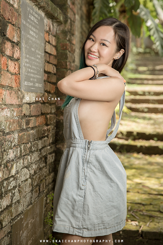 Glamour portrait photoshoot with Rachel Liew at Fort Canning Park