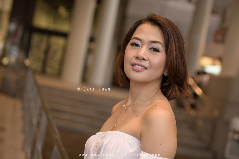 Bubble themed portrait photoshoot with Marjorie Lining at Dragonfly Lake, Gardens by the Bay