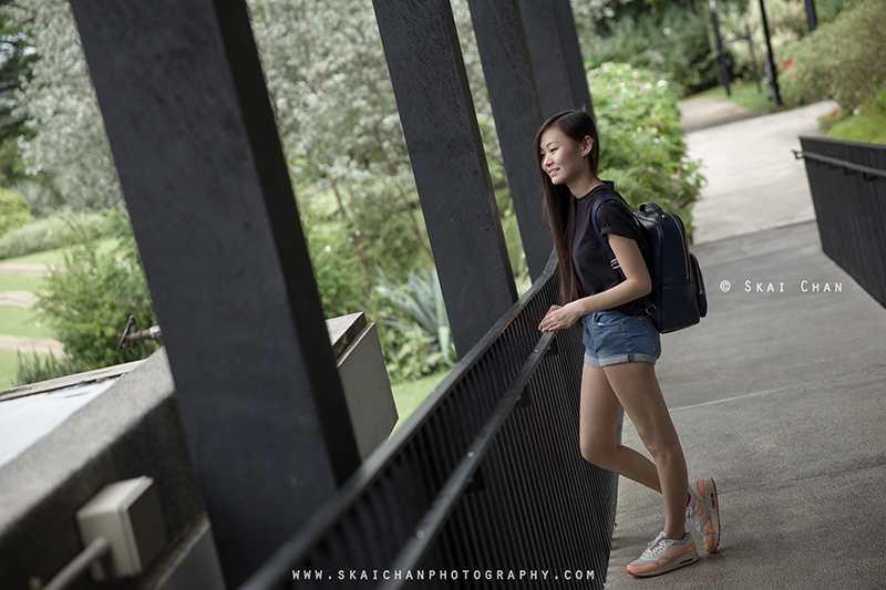 Hiking portrait photoshoot with AX at HortPark (Southern Ridges)