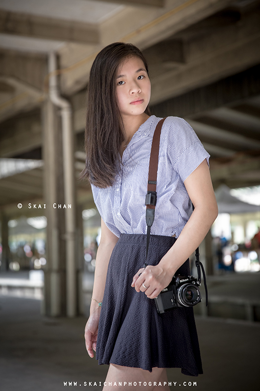 Lifestyle portrait photoshoot with Emilia Yoyo Ngai at Tanjong Pagar Railway Station