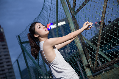 High-End Outdoor Fashion Photoshoot - Angela Ni @ LePark, People's Park Complex