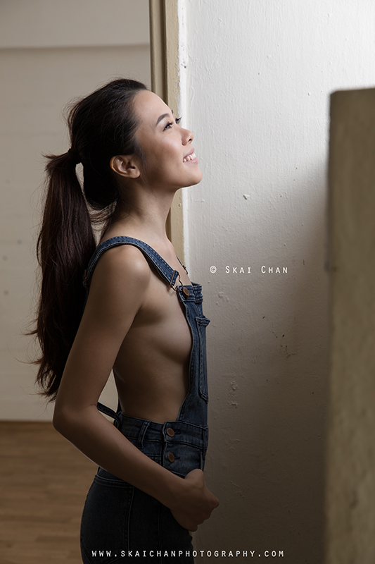 Glamour portrait photoshoot with Cheryl Alicia Chua at Dakota Crescent (indoor)