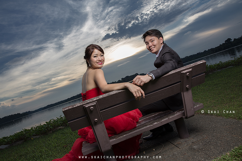 Pre-wedding photoshoot with Huiting & Shengyang at Upper Seletar Reservoir